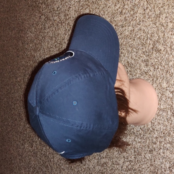 Nike Golf NBA Minnesota Timberwolves Embroidered Navy Blue Strapback Hat OS - Picture 7 of 10